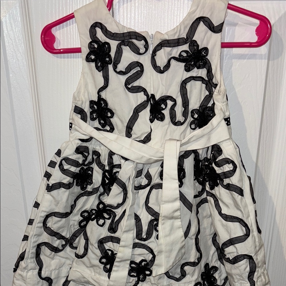 The Children's Place Black and White Formal dress size 18 months - Picture 5 of 8
